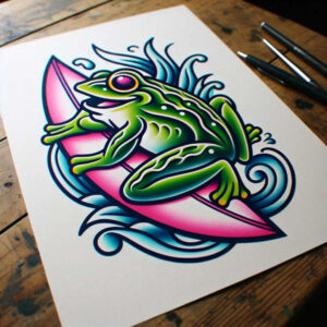 neotraditional-with-details – tattoo design ideas free ai generated – single-line – for-inner-arm – Gallery: old-school-neo-traditional-inkby-ai