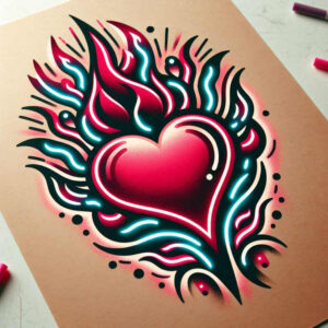 old-school-animals – tattoo design ideas free ai generated – discreet – for-back-of-neck – Gallery: old-school-neo-traditional-inkby-ai