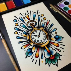 old-school-animals – tattoo design ideas free ai generated – sparse – for-lower-chest – Gallery: old-school-neo-traditional-inkby-ai