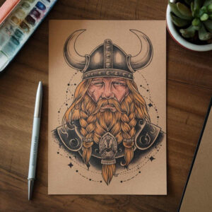old-school-bold – tattoo design ideas free ai generated – whisper-line – for-heel – Gallery: old-school-neo-traditional-inkby-ai