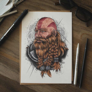 old-school-hearts – tattoo design ideas free ai generated – pinprick – for-lower-leg – Gallery: old-school-neo-traditional-inkby-ai