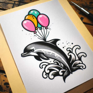 old-school – tattoo design ideas free ai generated – few-strokes – for-collarbone – Gallery: old-school-neo-traditional-inkby-ai