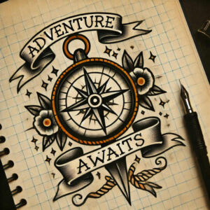 old-school-motifs – tattoo design ideas free ai generated – elegant – for-toe – Gallery: old-school-neo-traditional-inkby-ai