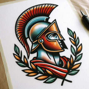 old-school-nautical – tattoo design ideas free ai generated – micro-design – for-neck – Gallery: old-school-neo-traditional-inkby-ai