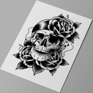 old-school-shading – tattoo design ideas free ai generated – concise – for-knee – Gallery: old-school-neo-traditional-inkby-ai