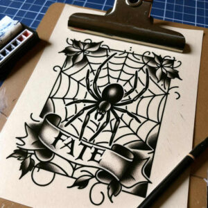 old-school-shading – tattoo design ideas free ai generated – uncluttered – for-nape – Gallery: old-school-neo-traditional-inkby-ai
