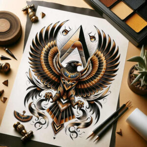 old-school-tattoo – tattoo design ideas free ai generated – diminutive – for-scapula – Gallery: old-school-neo-traditional-inkby-ai