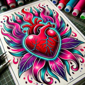 old-school-tattoo – tattoo design ideas free ai generated – miniature – for-back – Gallery: old-school-neo-traditional-inkby-ai