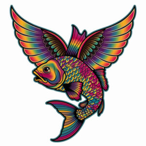 retro-tattoo – tattoo design ideas free ai generated – discreet-mark – for-behind-ear – Gallery: old-school-neo-traditional-inkby-ai