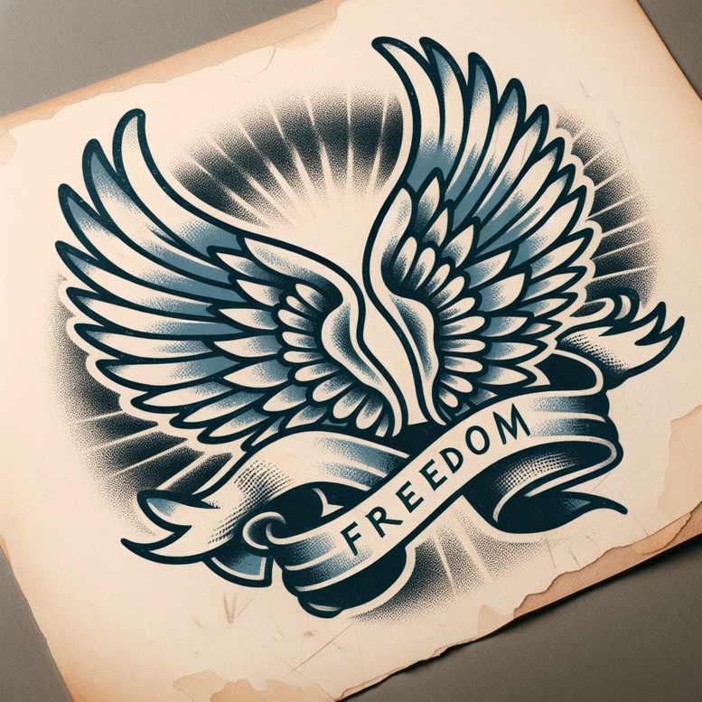 retro-tattoo – tattoo design ideas free ai generated – precise – for-lower-leg – Gallery: old-school-neo-traditional-inkby-ai