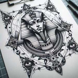 retro-tattoo – tattoo design ideas free ai generated – quiet – for-chest – Gallery: old-school-neo-traditional-inkby-ai