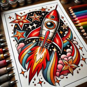 retro-tattoo – tattoo design ideas free ai generated – unadorned – for-full-back – Gallery: old-school-neo-traditional-inkby-ai