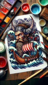 old-school-neo-traditional tattoo design ideas soft-focus bold designs for hand