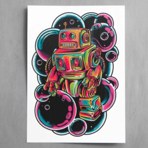 old-school-neo-traditional tattoo design ideas vector-style bold lines strength and power