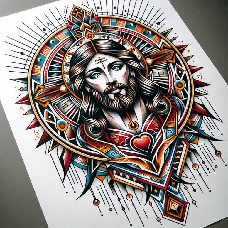 old-school-neo-traditional tattoo design ideas moody classic motifs embodying resilience