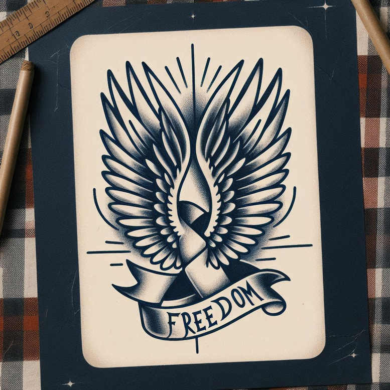 old-school-neo-traditional tattoo design ideas saturated classic themes determination and power