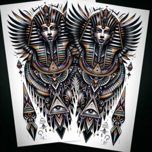 old-school-neo-traditional tattoo design ideas ethereal classic themes for toe