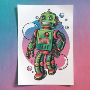old-school-neo-traditional tattoo design ideas surreal colorful for lower back