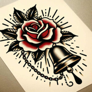 old-school-neo-traditional tattoo design ideas ornate detailed shows perseverance