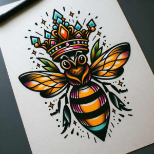 old-school-neo-traditional tattoo design ideas ultra-detailed expressive for nape