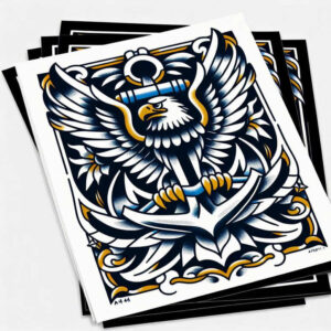 old-school-neo-traditional tattoo design ideas black-and-white illustrative shows resilience