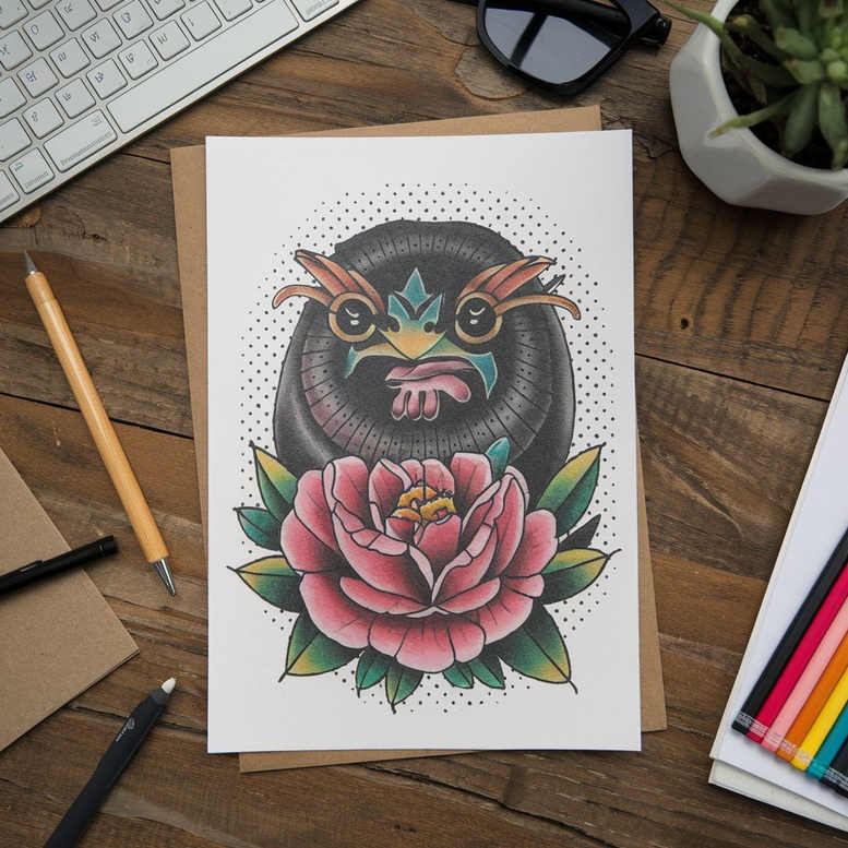 old-school-neo-traditional tattoo design ideas moody ornamental meaning perseverance