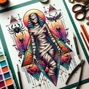 old-school-neo-traditional tattoo design ideas intricate smooth gradients endurance and power