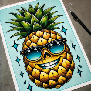 old-school-neo-traditional tattoo design ideas razor-sharp strong composition embodying perseverance