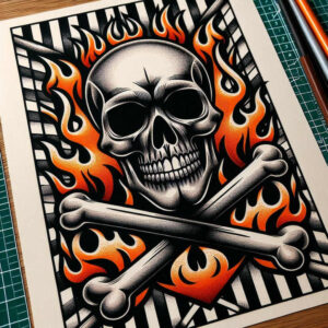 old-school-neo-traditional tattoo design ideas cinematic timeless stands for courage