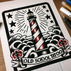 tattoo-with-bold-lines – tattoo design ideas free ai generated – open-space – for-triceps – Gallery: old-school-neo-traditional-inkby-ai