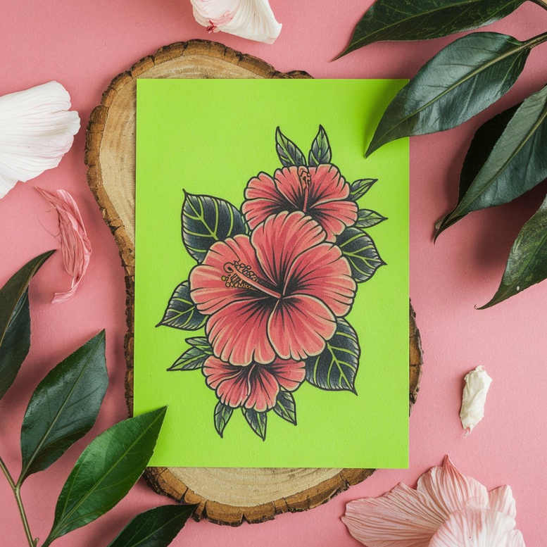 vivid-colors – tattoo design ideas free ai generated – whisper-line – for-wrist-side – Gallery: old-school-neo-traditional-inkby-ai