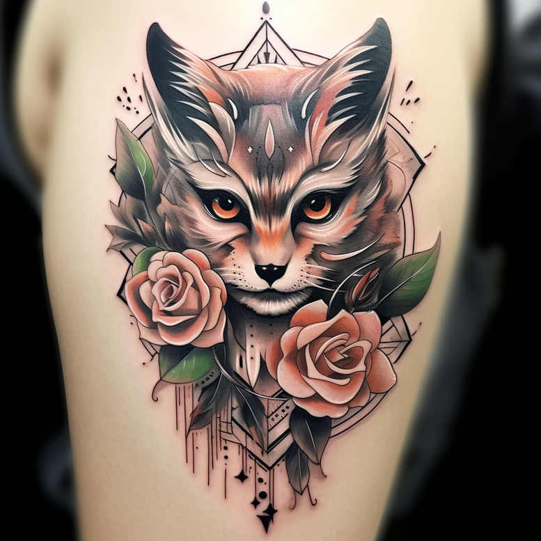 animals-and-harmony – tattoo design ideas free ai generated – surrealism-imperfect-symmetry – for-fingers – Gallery: other-animals-inkby-ai