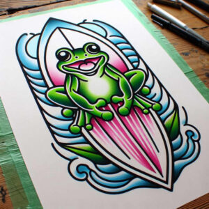 animals-with-3d-effects – tattoo design ideas free ai generated – neotraditional-layered-fill – for-knee – Gallery: other-animals-inkby-ai