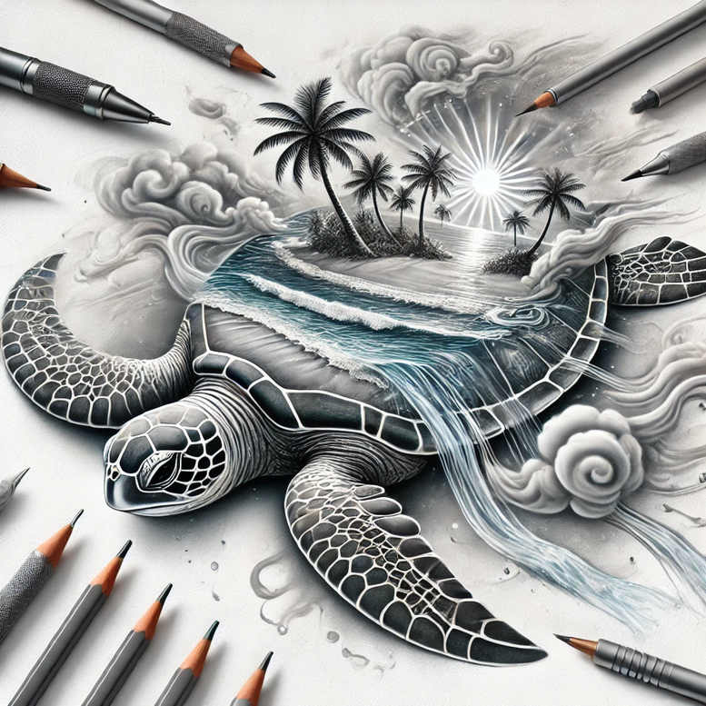 animals-with-contour – tattoo design ideas free ai generated – neotraditional-clean-contrast – for-ankle – Gallery: other-animals-inkby-ai