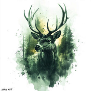 animals-with-lines – tattoo design ideas free ai generated – surrealism-disorienting – for-upper-shoulder – Gallery: other-animals-inkby-ai