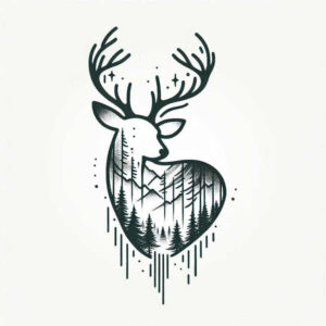 animals-with-ornamental-details – tattoo design ideas free ai generated – neotraditional-clean-fill – for-collarbone – Gallery: other-animals-inkby-ai