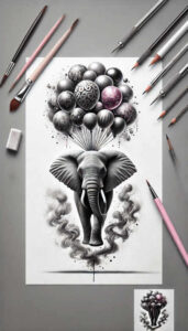other-animals tattoo design ideas Surrealism distorted reality animal motifs resilience and power