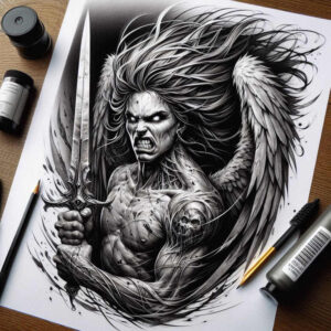 other-animals tattoo design ideas smooth complexion fierce for spine