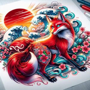asian-sacred-art-tattoo-neotraditional-bold-highlights-for-lower-arm – tattoo design ideas free ai generated – Gallery: other-asia-inkby-ai