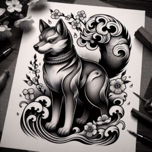 asian-flora – tattoo design ideas free ai generated – realism-color-precision – for-arm – Gallery: other-asia-inkby-ai
