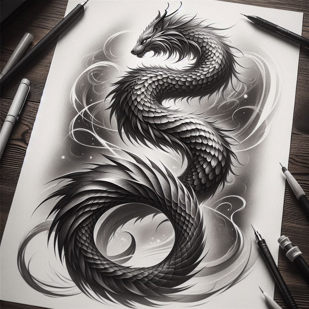 asian-flowers – tattoo design ideas free ai generated – neotraditional-clean-fill – for-upper-arm – Gallery: other-asia-inkby-ai