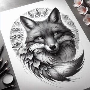 asian-tradition – tattoo design ideas free ai generated – neotraditional-sharp-edges – for-temple – Gallery: other-asia-inkby-ai