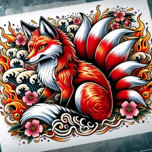 asian-waves – tattoo design ideas free ai generated – surrealism-imperfect-symmetry – for-inner-arm – Gallery: other-asia-inkby-ai