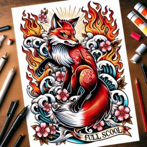other-asia tattoo design ideas bold highlights bold contrast for hip