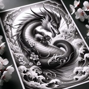 other-asia tattoo design ideas geometric fine lines embodying strength