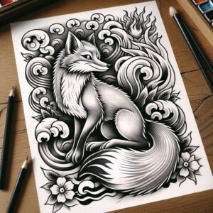 other-asia tattoo design ideas metallic mystical perseverance and power