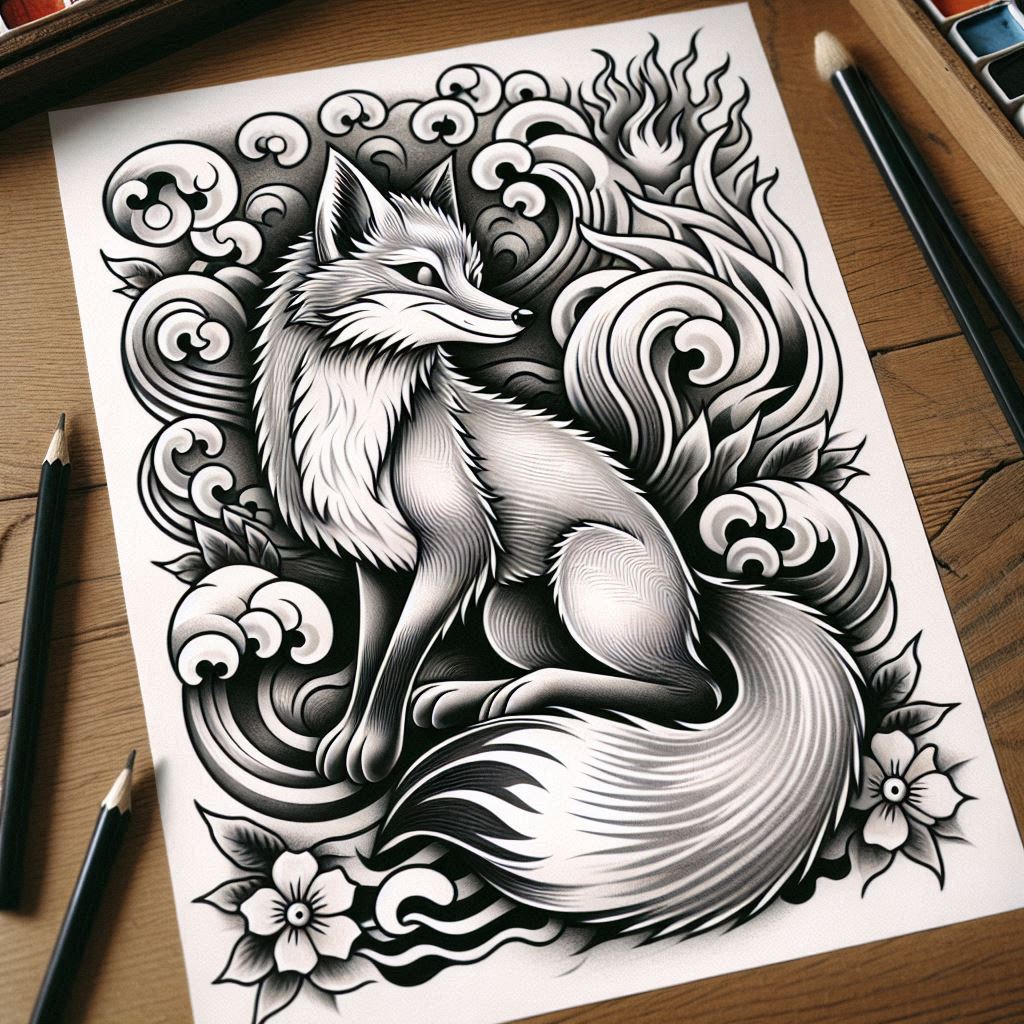 other-asia tattoo design ideas metallic mystical perseverance and power