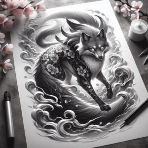 other-asia tattoo design ideas Surrealism subconscious themes oriental for back
