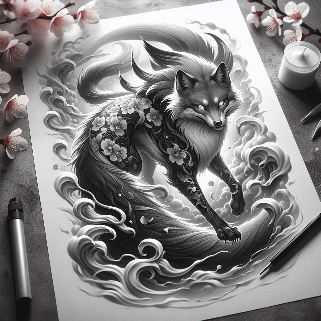 other-asia tattoo design ideas Surrealism subconscious themes oriental for back