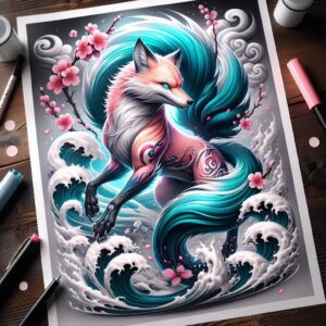 other-asia tattoo design ideas Surrealism dreamlike symbolic for forearm